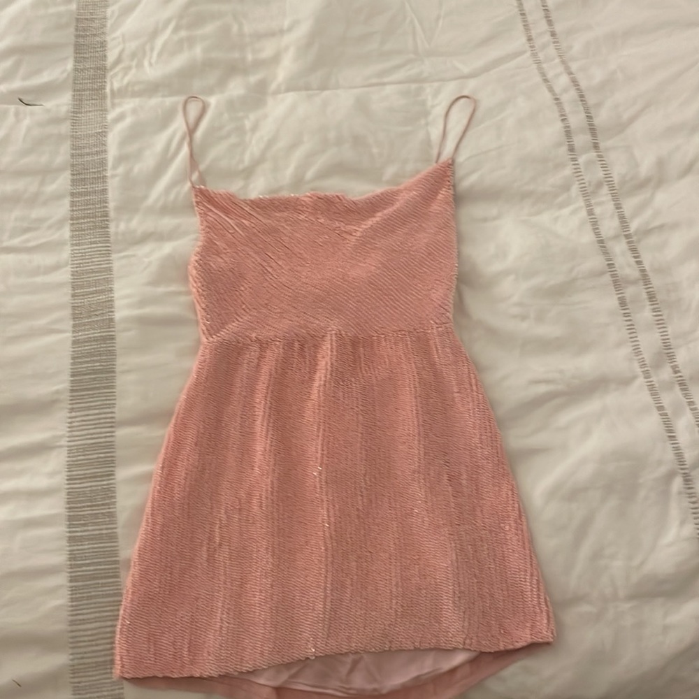 Retrofete Pink Mini Dress - Picture 3 of 4